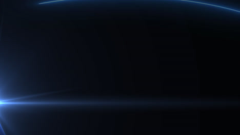 Animation-of-blue-glowing-light-on-blue-background