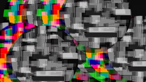 Colorful-and-monochrome-static